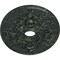 Ekena Millwork Alexa Medallion (Canopies up to 5 5/8"), 30 3/4"W x 21 1/4"H x 3 7/8"ID x 1 5/8"P, Painted Turtle CM21X30ALPTC - alternate 2